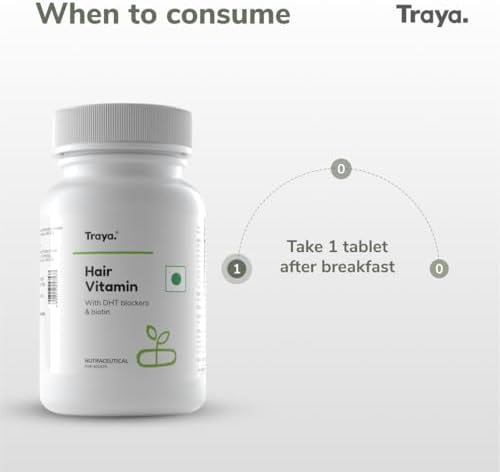 Traya Hair Vitamins with Biotin Capsules – Vitamin Supplement