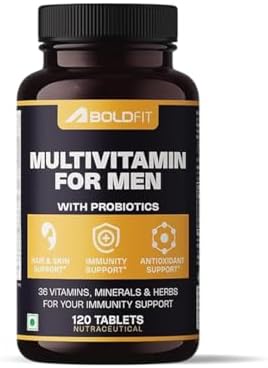 Boldfit Multivitamin 120 Veg Tablets – Vitamin Supplement