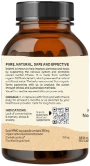 Organic India Brahmi Capsules 180 – Bacopa monnieri