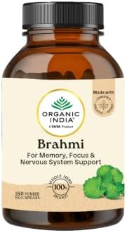 Organic India Brahmi Capsules 180 – Bacopa monnieri