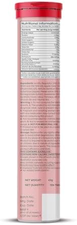 Plix Apple Cider Vinegar Effervescent Tablets with Mother Tablets 15 – Ayurvedic Herb