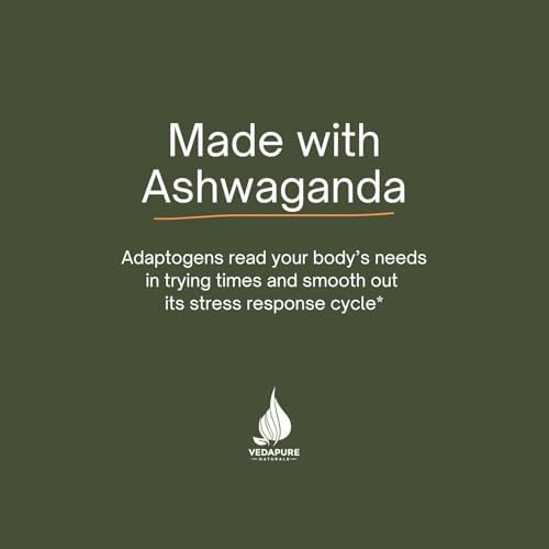Vedapure Ashwagandha with Turmeric & Black Pepper Capsules – Withania somnifera