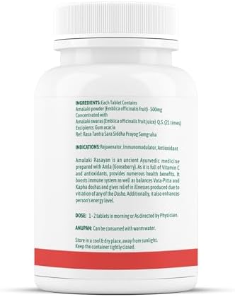 Moolveda Amalaki Rasayan Tablets 60 – Emblica officinalis