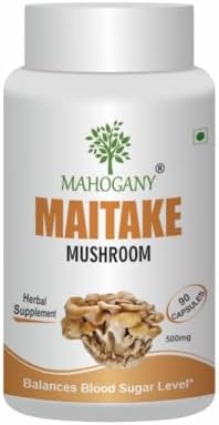 Mahogany Maitake Mushroom Extract 500mg Capsules 90 – Grifola frondosa