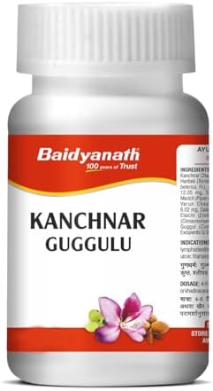 Baidyanath Kanchnar Guggulu Tablets 160 – Bauhinia variegata