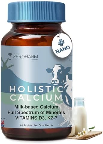 ZeroHarm Calcium + D3 + K2 + Magnesium Tablets 60 – Vegetarian Mineral