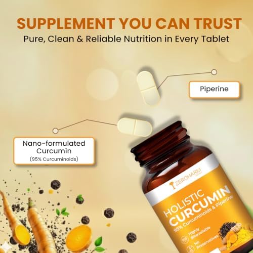 ZEROHARM Nano Curcumin Tablets – Curcuma longa