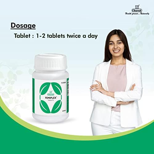 Charak Femiplex for Women’s Intimate Wellness Tablets – Ayurvedic Herb