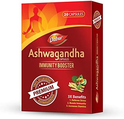 Dabur Ashwagandha Capsules 20 – Withania somnifera