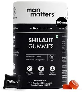Man Matters Shilajit Gummies 30 – Ayurvedic Herb