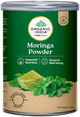 Organic India Moringa Powder 100g – Moringa oleifera