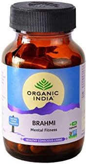 Organic India Brahmi Capsules 60 – Bacopa monnieri