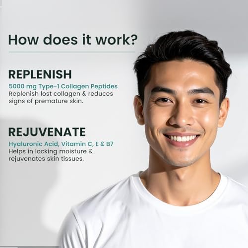 Neuherbs Marine Collagen with Biotin & Vitamin C Powder – Vitamin Supplement