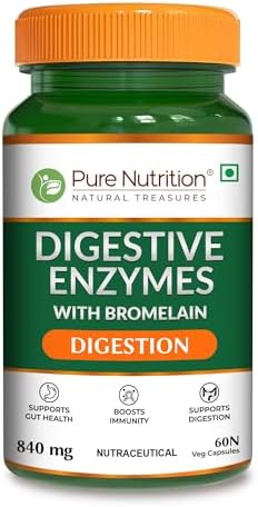 Pure Nutrition Digestive Enzymes with Bromelain Tablets – Ayurvedic Herb