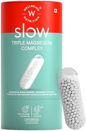 Wellbeing Nutrition Triple Magnesium Glycinate + Citrate + Malate Capsules – Vegetarian Mineral
