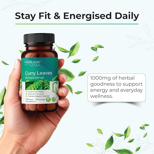 Merlion Naturals Curry Leaves Tablets 120 – Murraya koenigii