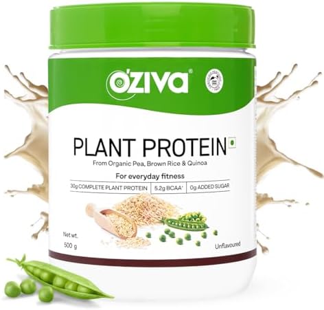 OZiva Plant Protein for Everyday Fitness Capsules 30g – Ayurvedic Herb