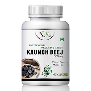 Natural Health Care Kaunch Beej Capsules 60 – Mucuna pruriens