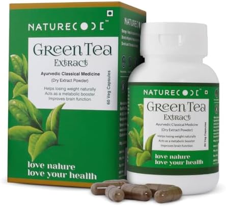 Nature Code Green Tea Extract 60 Veg 400mg Capsules 60 – Camellia sinensis