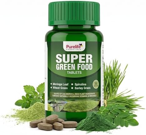 Purelife Super Green Food Tablets 30 – Ayurvedic Herb