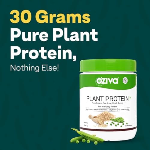 OZiva Plant Protein for Everyday Fitness Capsules 30g – Ayurvedic Herb