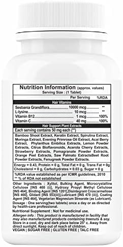 Propeptides Biotin with Vitamin C & Keratin 10000mcg Tablets – Vitamin Supplement