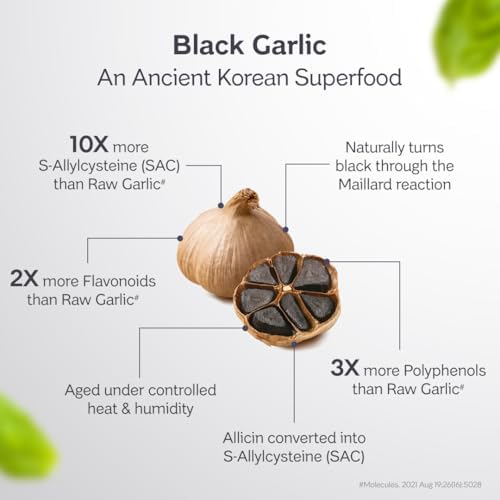 Black Garlic Capsules 60 – Allium sativum