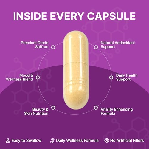 OriBite Saffron Capsules 60 – Crocus sativus