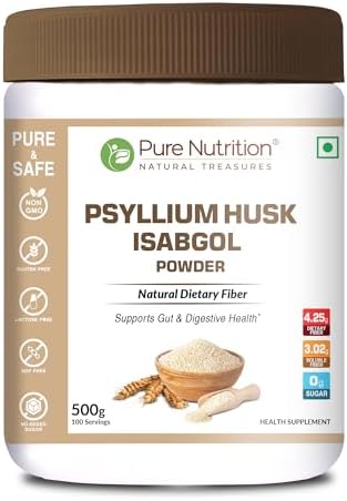 Pure Nutrition Psyllium Husk Powder 500g – Plantago ovata