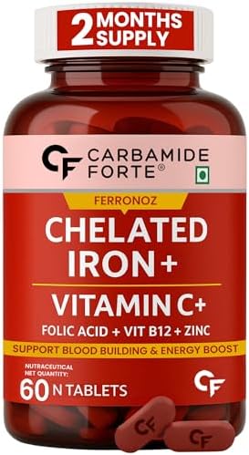 Carbamide Forte Chelated Iron for Women and Men Tablets 90 – Vegetarian Mineral