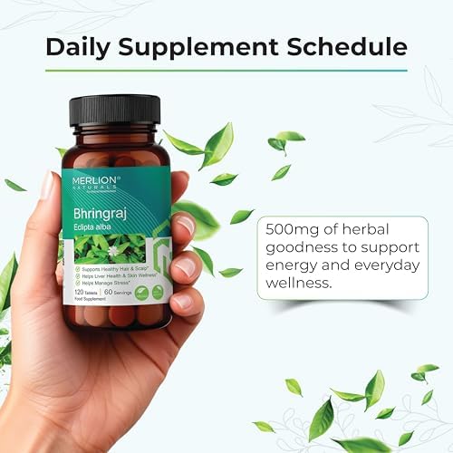 Merlion Naturals Bhringraj Tablets – Eclipta alba