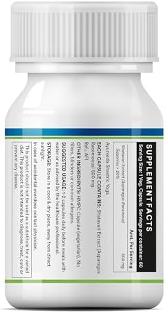 InLife Shatavari Extract 500mg Capsules 60 – Asparagus Racemosus