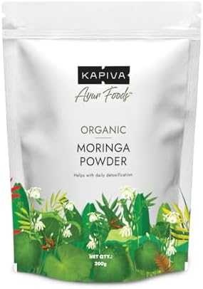 Kapiva Certified Organic Moringa Powder 200g – Moringa oleifera