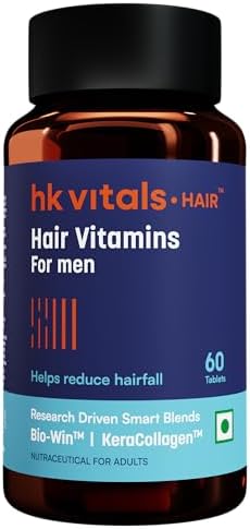 HK Vitals Hair Vitamins for Men with Biotin Tablets 60 – Vitamin Supplement