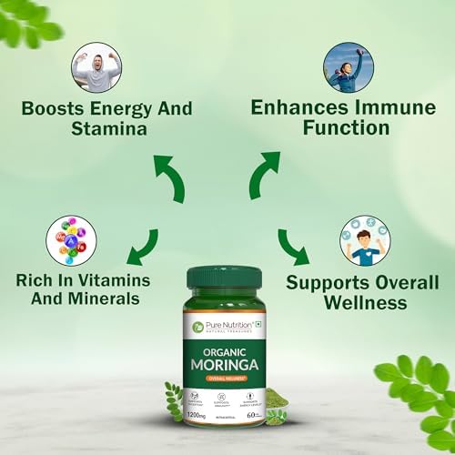 Pure Nutrition Moringa 1200mg Tablets 60 – Moringa oleifera