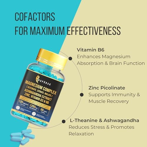Triple Magnesium Complex 120 Tablets – High-Strength Vegetarian Mineral