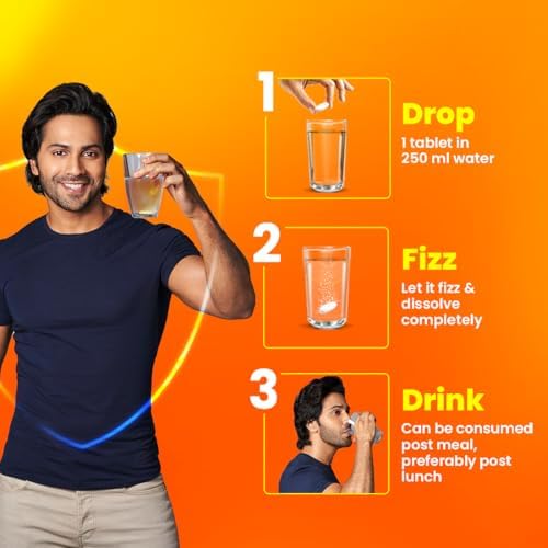 Fast&Up Charge Natural Vitamin C Effervescent Tablets – Vitamin Supplement