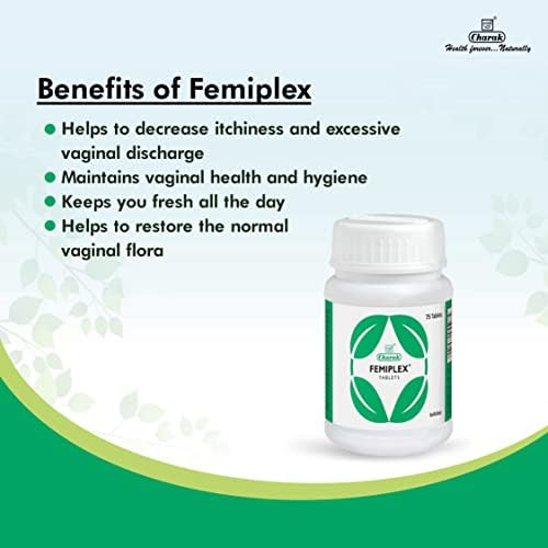 Charak Femiplex for Women’s Intimate Wellness Tablets – Ayurvedic Herb