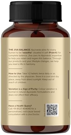 Jiva Ashwagandha & Brahmi Tablets 120 – Withania somnifera