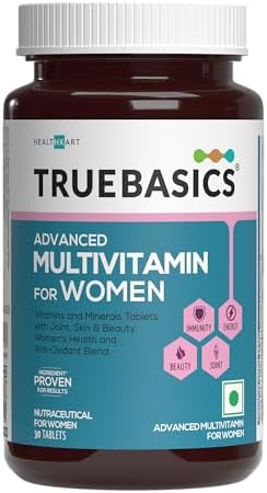 TrueBasics Advanced Multivitamin for Women Tablets – Vitamin Supplement