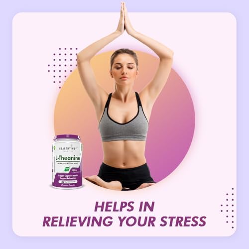 HealthyHey L-Theanine Capsules 120 – Amino Acid