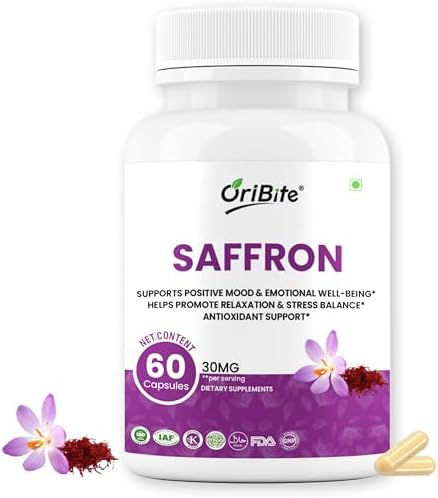 OriBite Saffron Capsules 60 – Crocus sativus