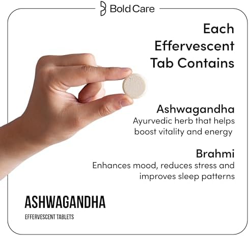 Bold Care Ashwagandha Effervescent Tablets 20 – Withania somnifera