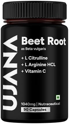 UJANA Beetroot with L-Citrulline, L-Arginine & Vitamin C Capsules – Beta vulgaris
