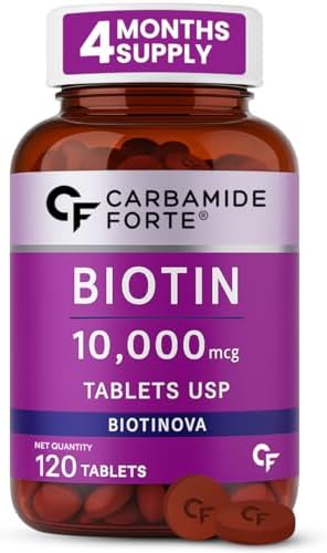 Carbamide Forte Biotin 10000mcg Tablets 120 – Ayurvedic Herb