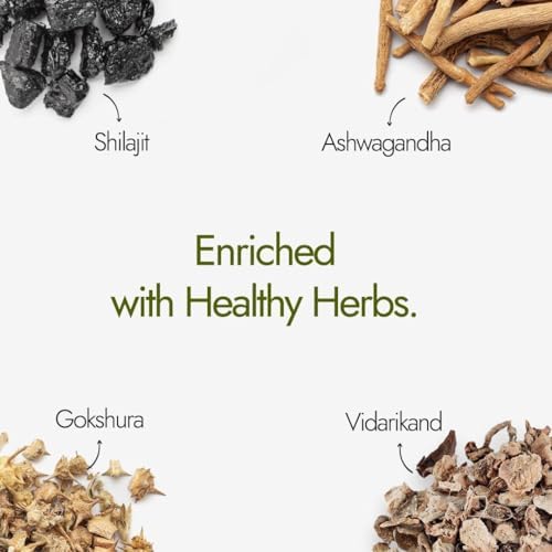 Kapiva Shilajit Energy Capsules with Ashwagandha Capsules 60 – Withania somnifera