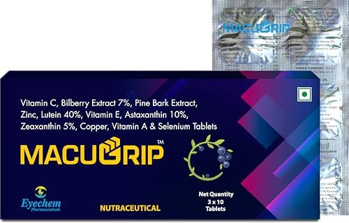 Bilberry, Lutein & Astaxanthin Complex Tablets 30 – Vaccinium myrtillus
