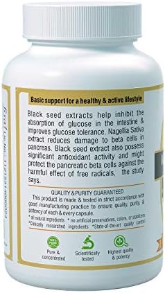 Sushrut Kalonji (Black Seed) Capsules 500mg 60 – Nigella sativa