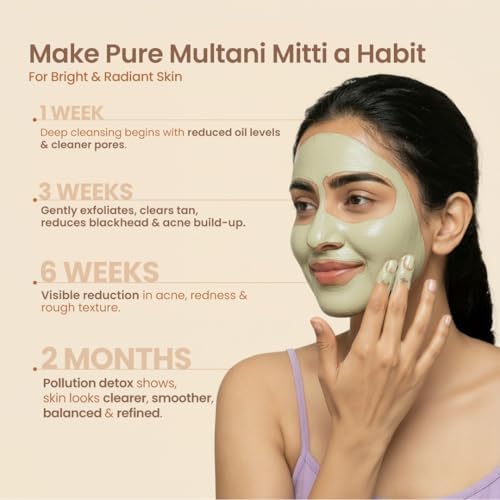 Nat Habit Multani Mitti Powder 200g – Natural Skincare Clay