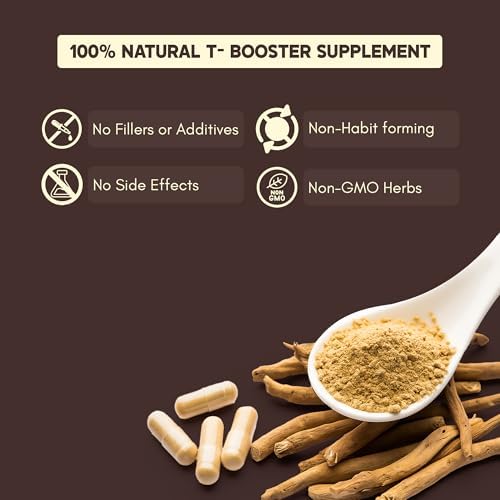 Rasayanam T-Charge with Shilajit, Ashwagandha & Safed Musli Capsules – Withania somnifera